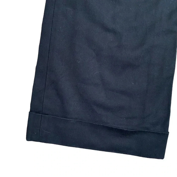 Banana Republic Martin Fit 718 Black Trouser Pants 6P | Petite Straight Leg - Picture 6 of 10